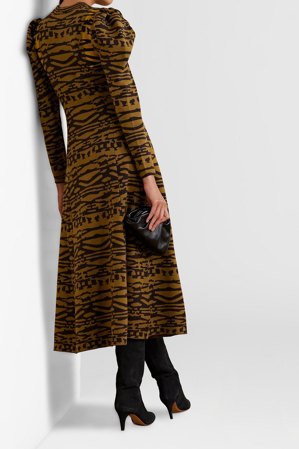 ULLA JOHNSON Andromeda wool-jacquard midi dress