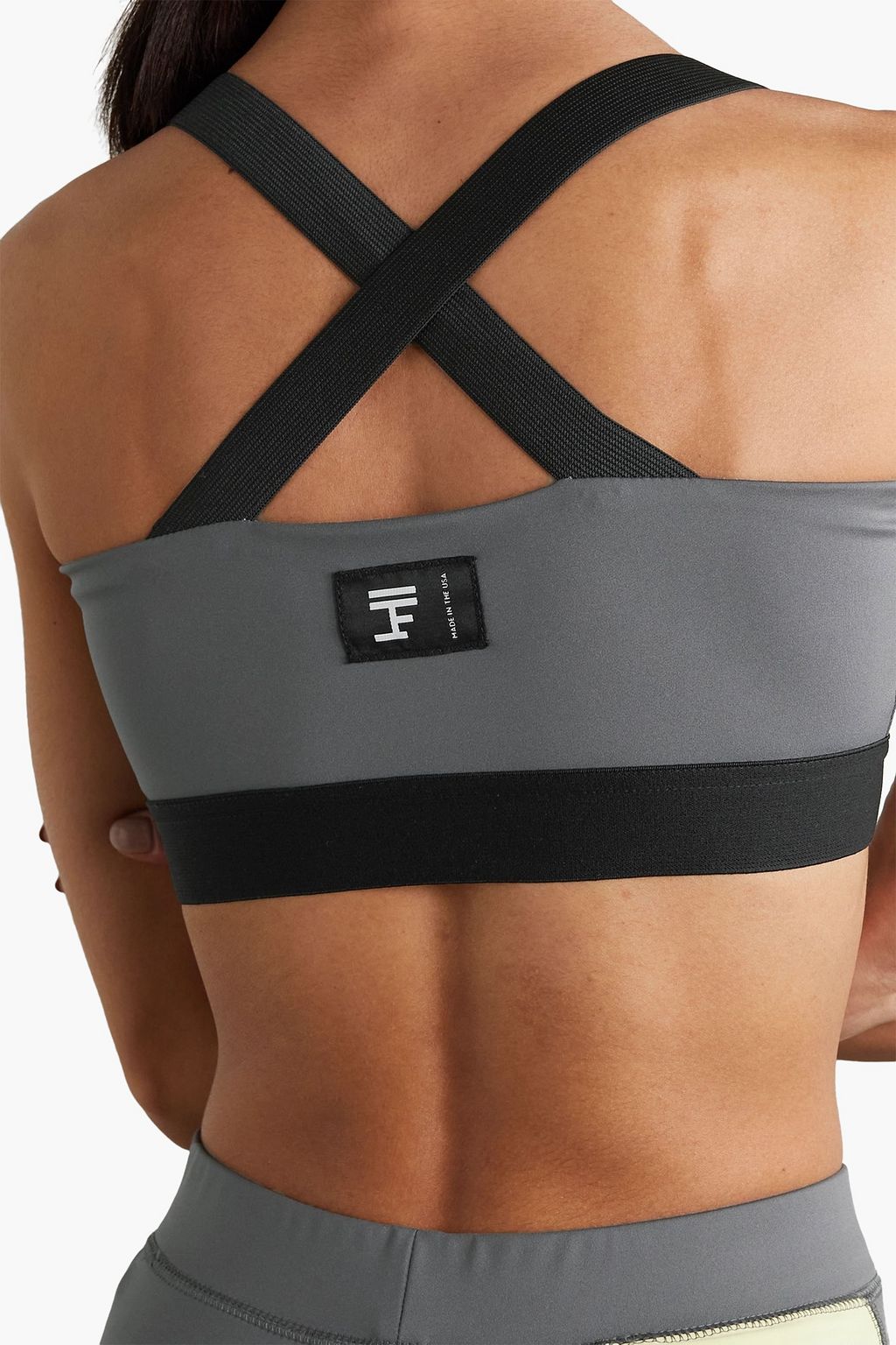FULL COURT Stretch-jersey sports bra