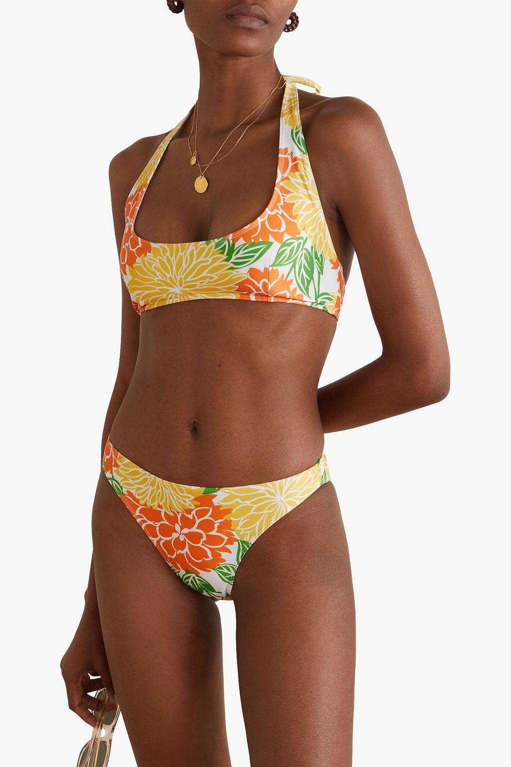 FAITHFULL Palmero paisley-print mid-rise bikini briefs