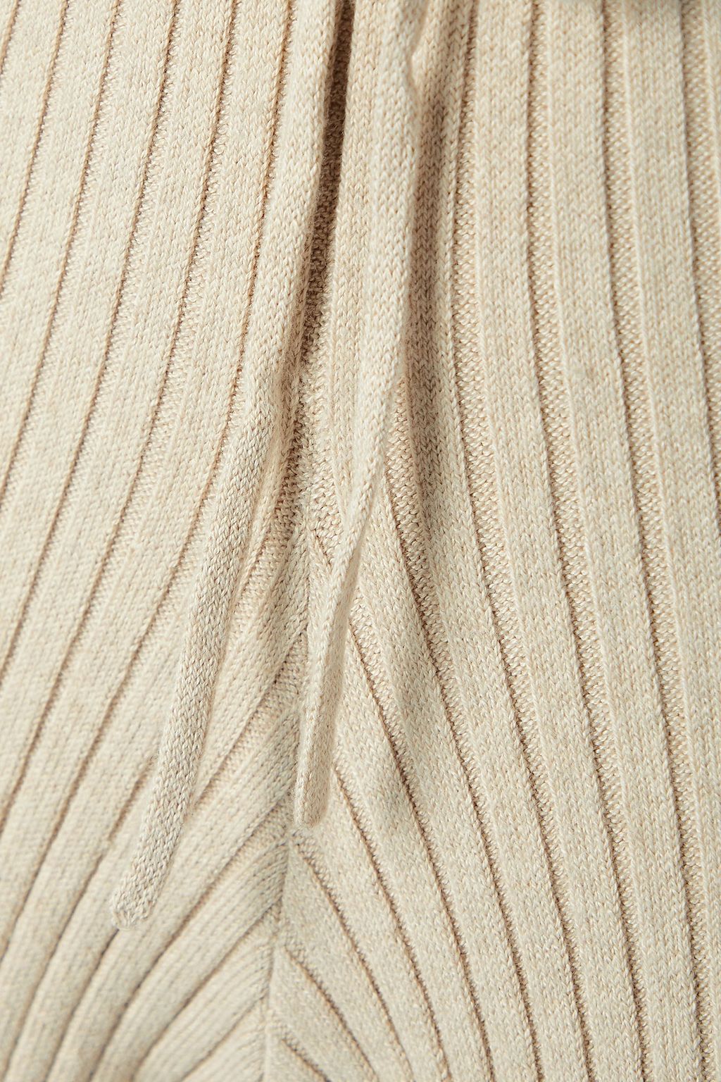 SKIN Kennedy ribbed cotton-blend pants