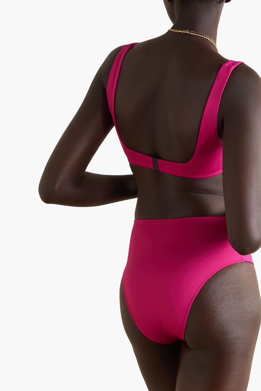 BONDI BORN Poppy high-rise bikini briefs