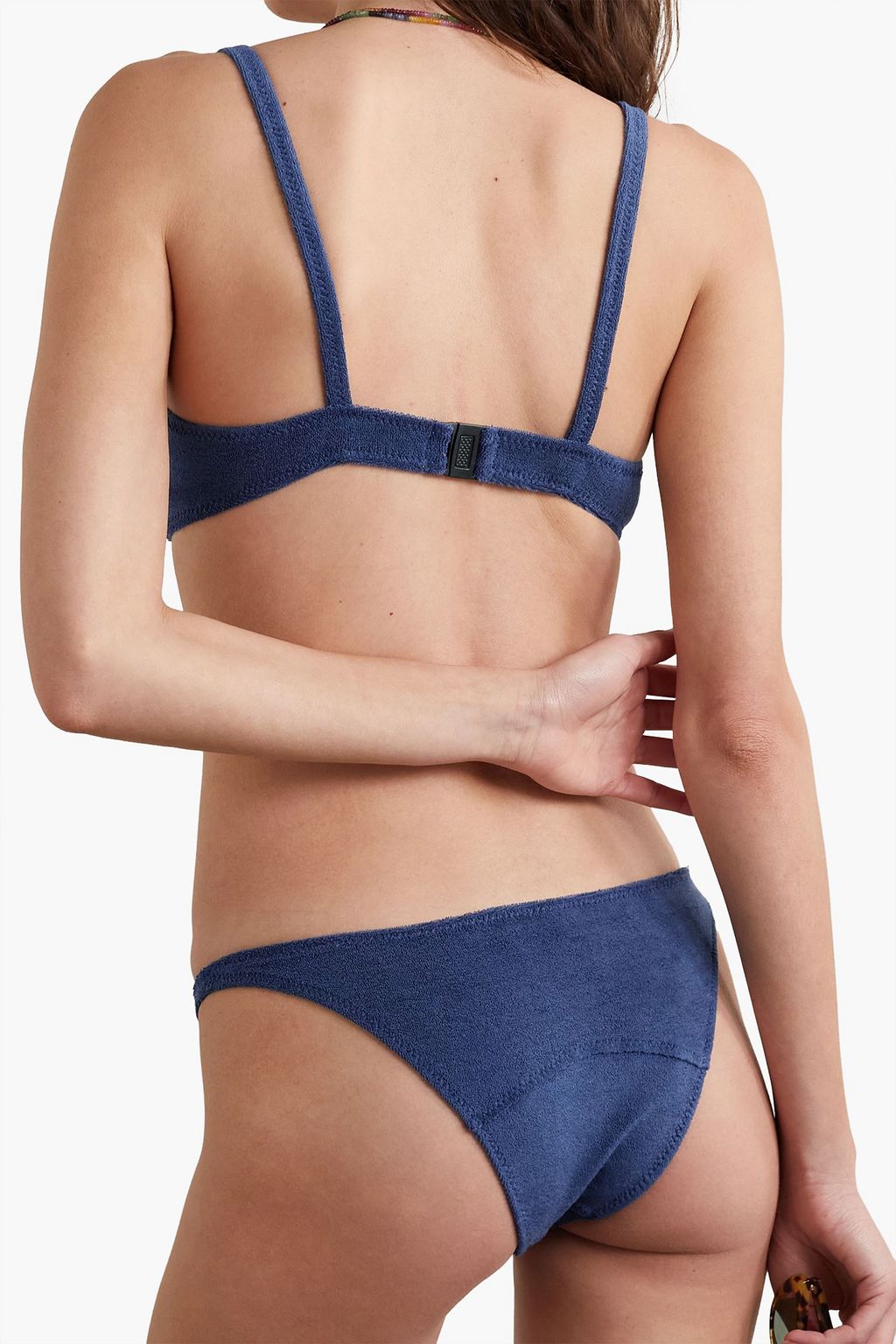 LISA MARIE FERNANDEZ KK cotton-blend terry bikini