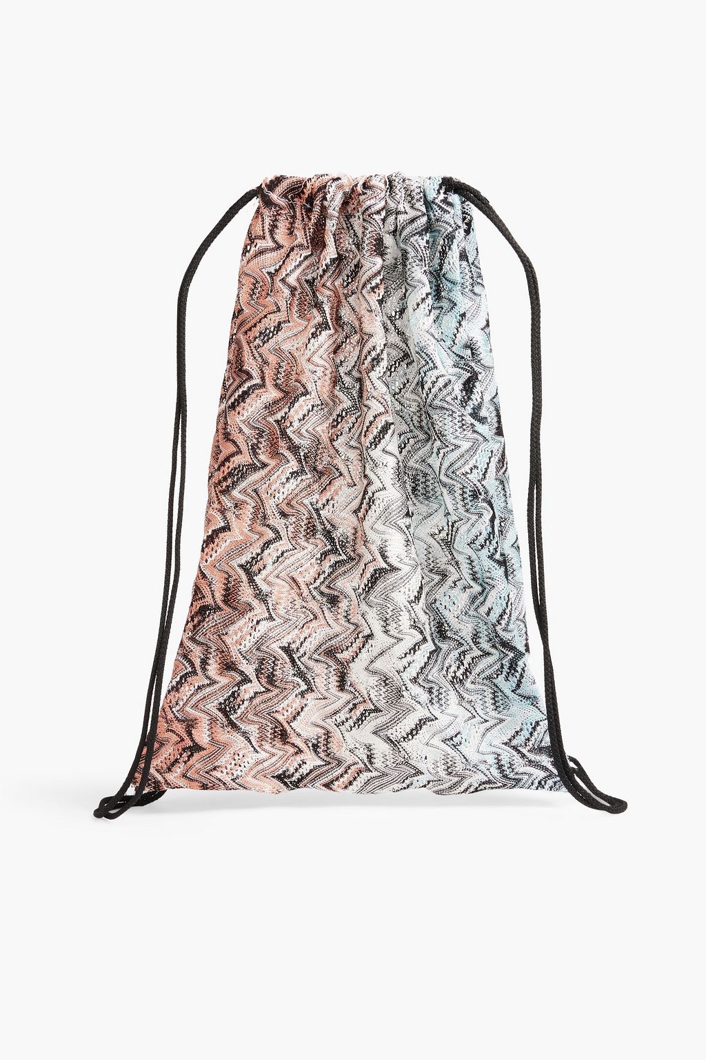 ACBC X MISSONI Perforated striped leather sneakers