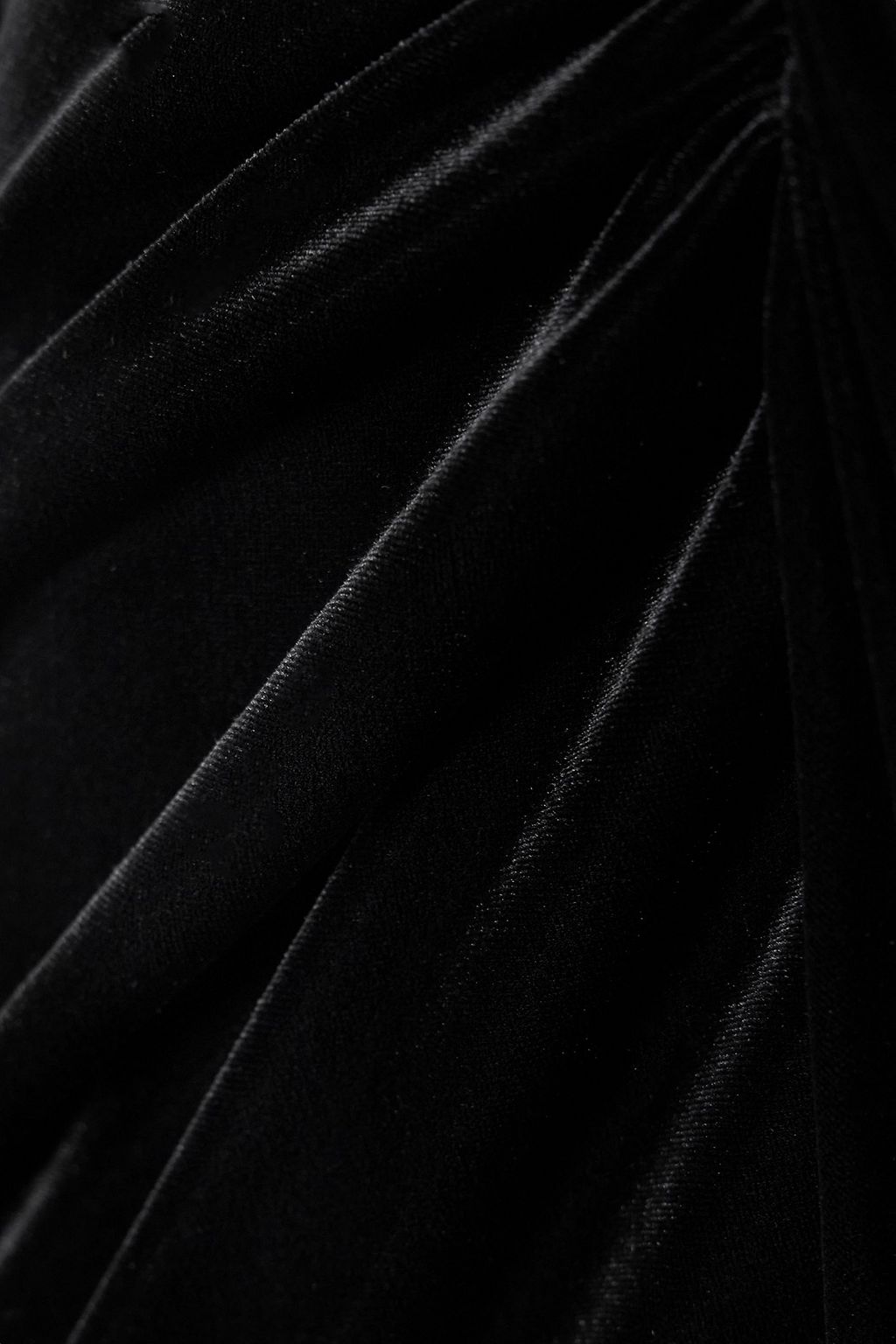 ALEXANDRE VAUTHIER Ruched stretch-velvet maxi dress