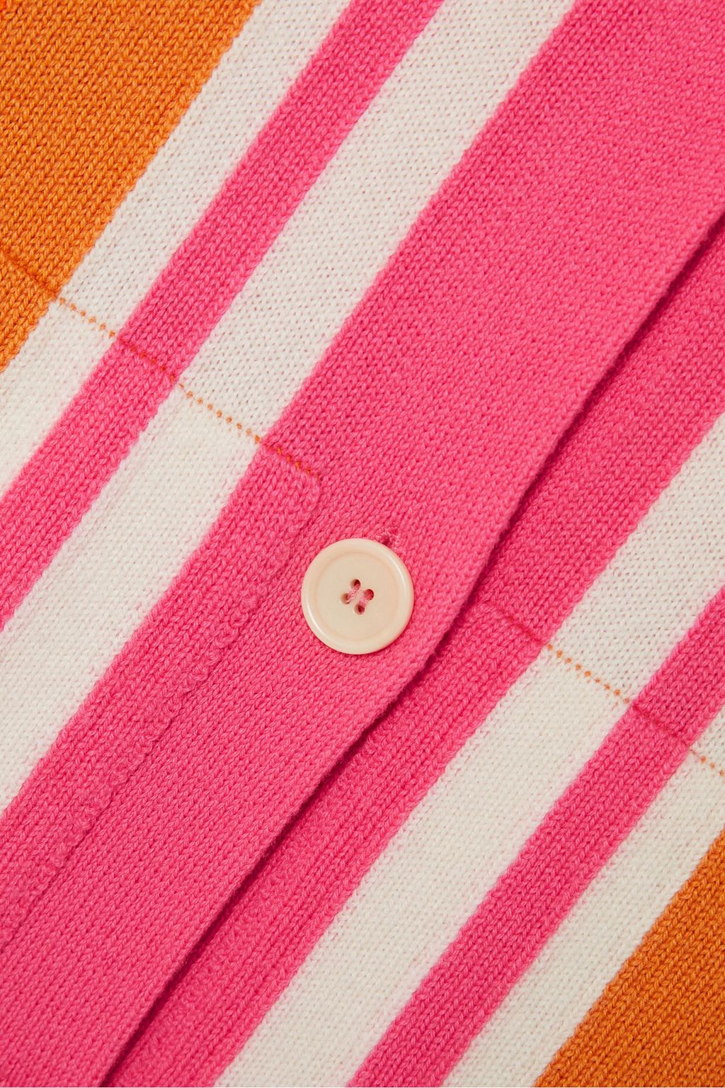 CLEMENTS RIBEIRO Arizona Baja striped cashmere hooded cardigan