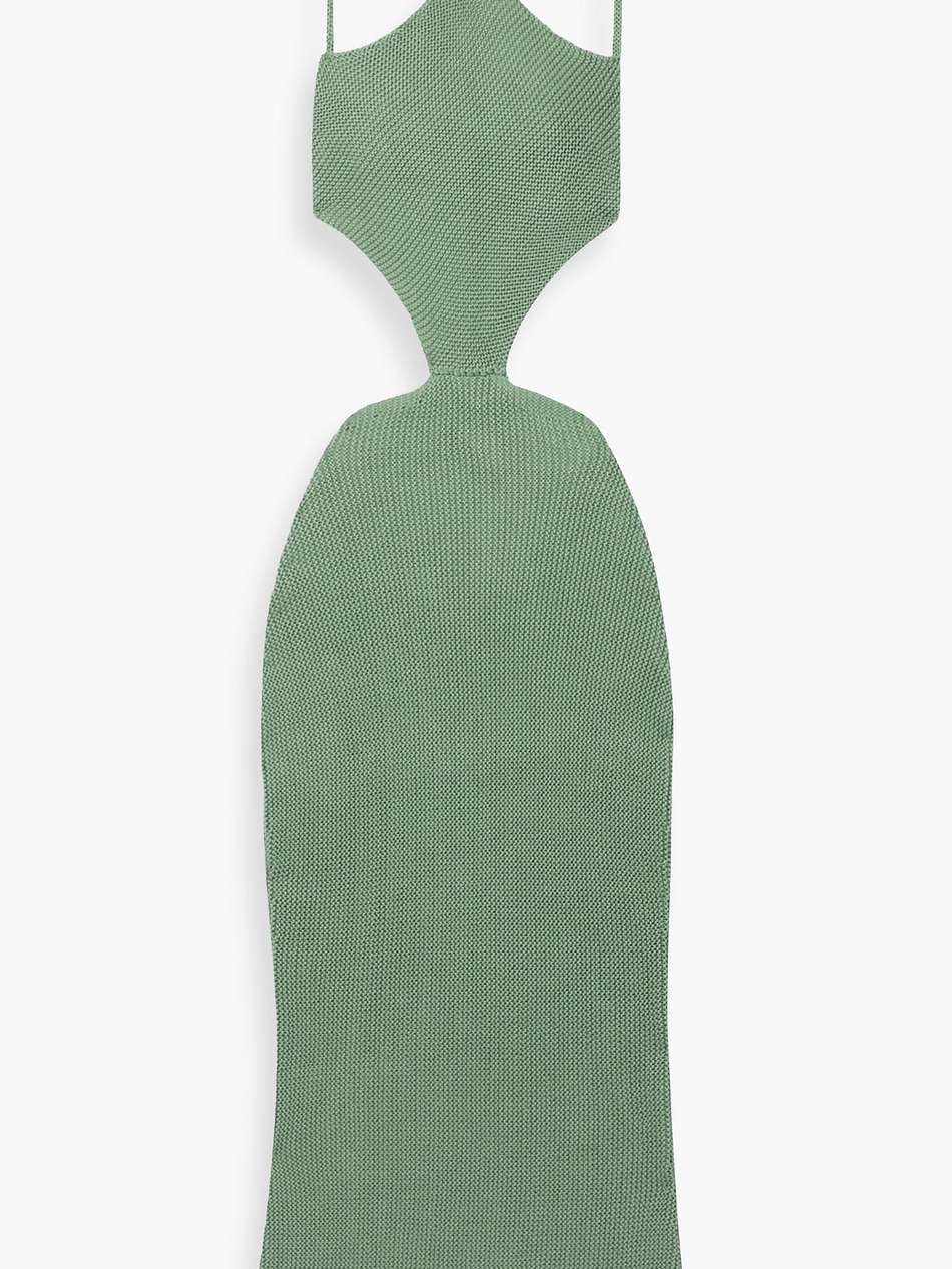 ariel open-back cotton midi dress