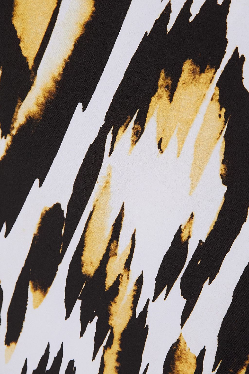 TWIN FANTASY Cropped tiger-print stretch tank