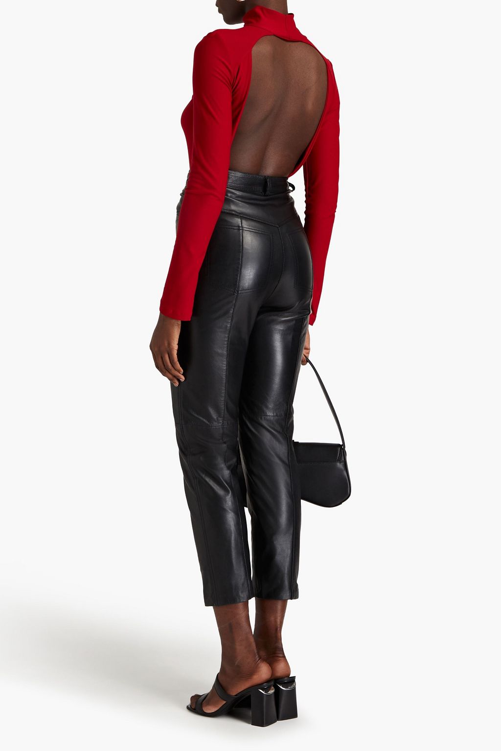 ALIX NYC Libby openback stretchjersey thong bodysuit THE