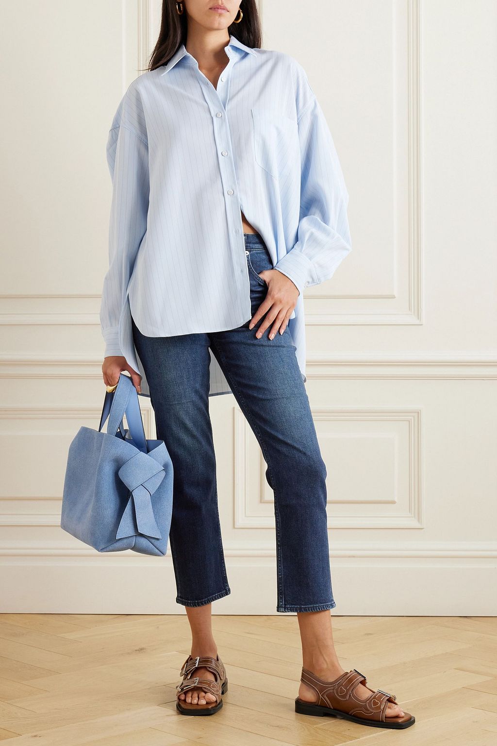 RAG & BONE Wren cropped high-rise slim-leg jeans