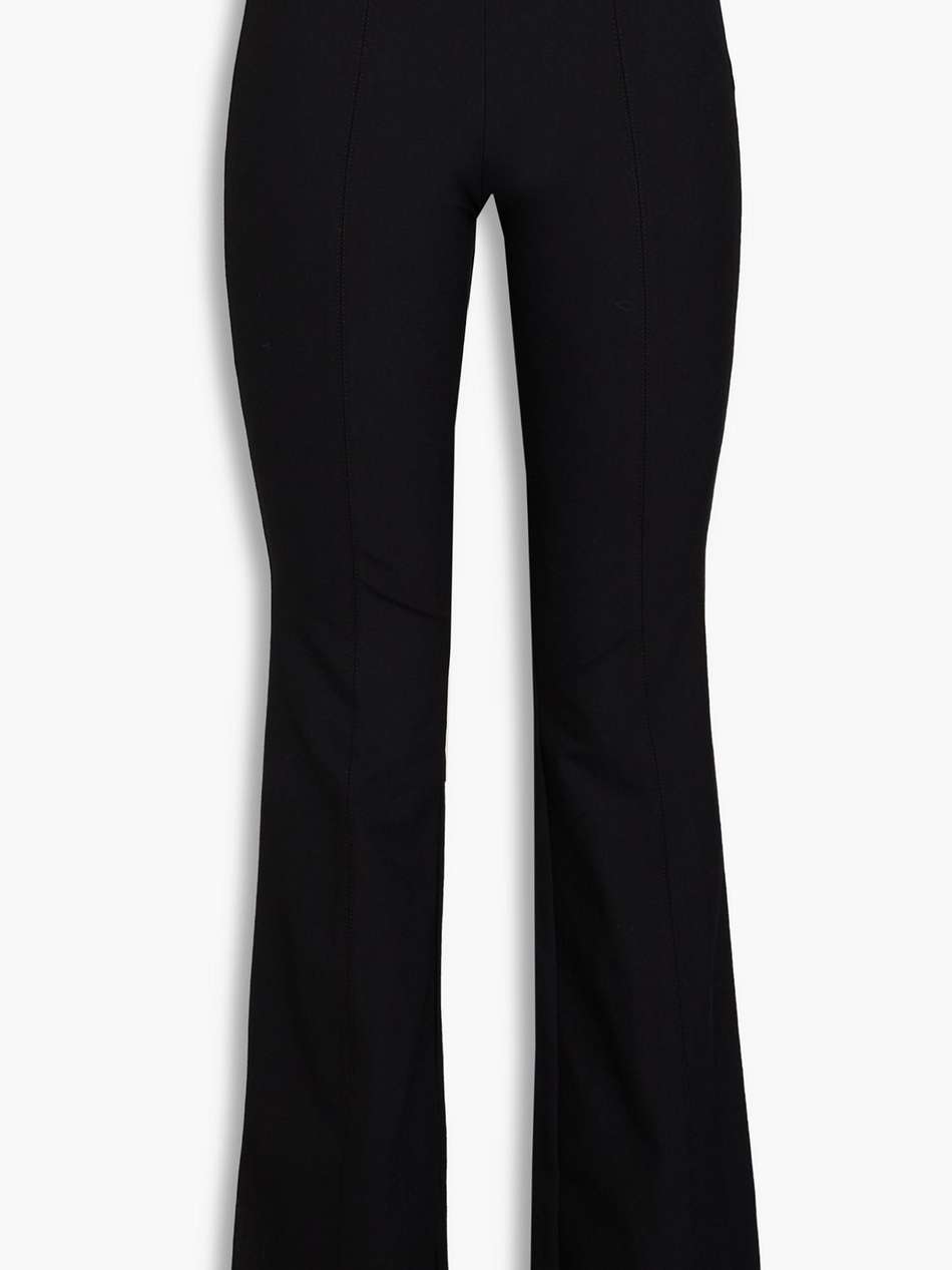 simone stretch-cotton twill flared pants