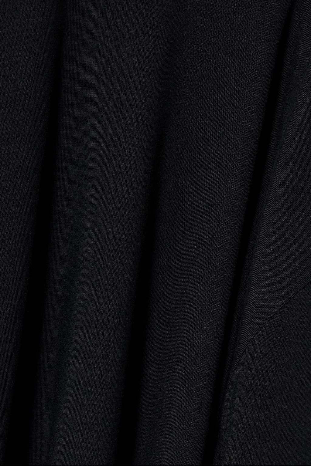 RAG & BONE بلوزة لوكا بياقة عالية من الجيرسي والمودال المطاط