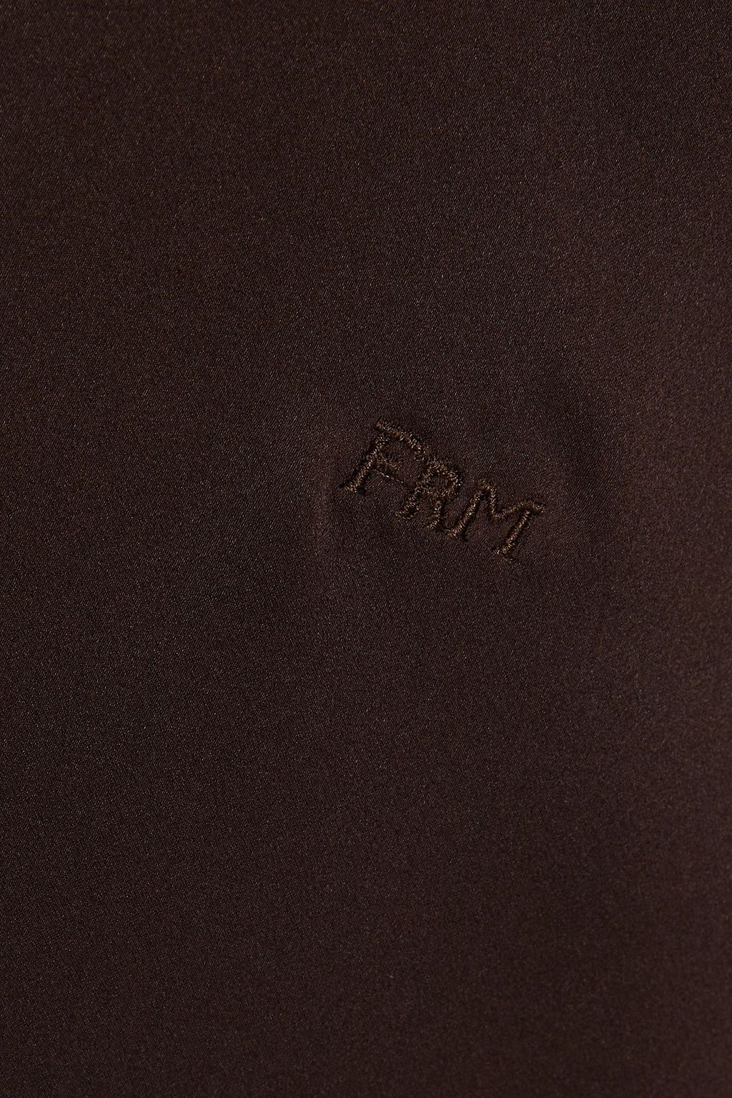 FRAME Silk-satin shirt