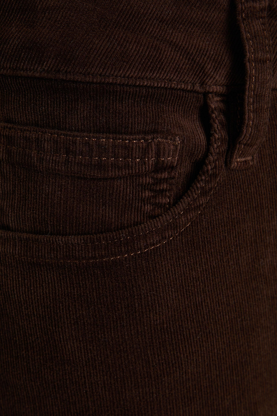 FRAME LE MINI BOOT SLIT COTTON-BLEND CORDUROY FLARED PANTS