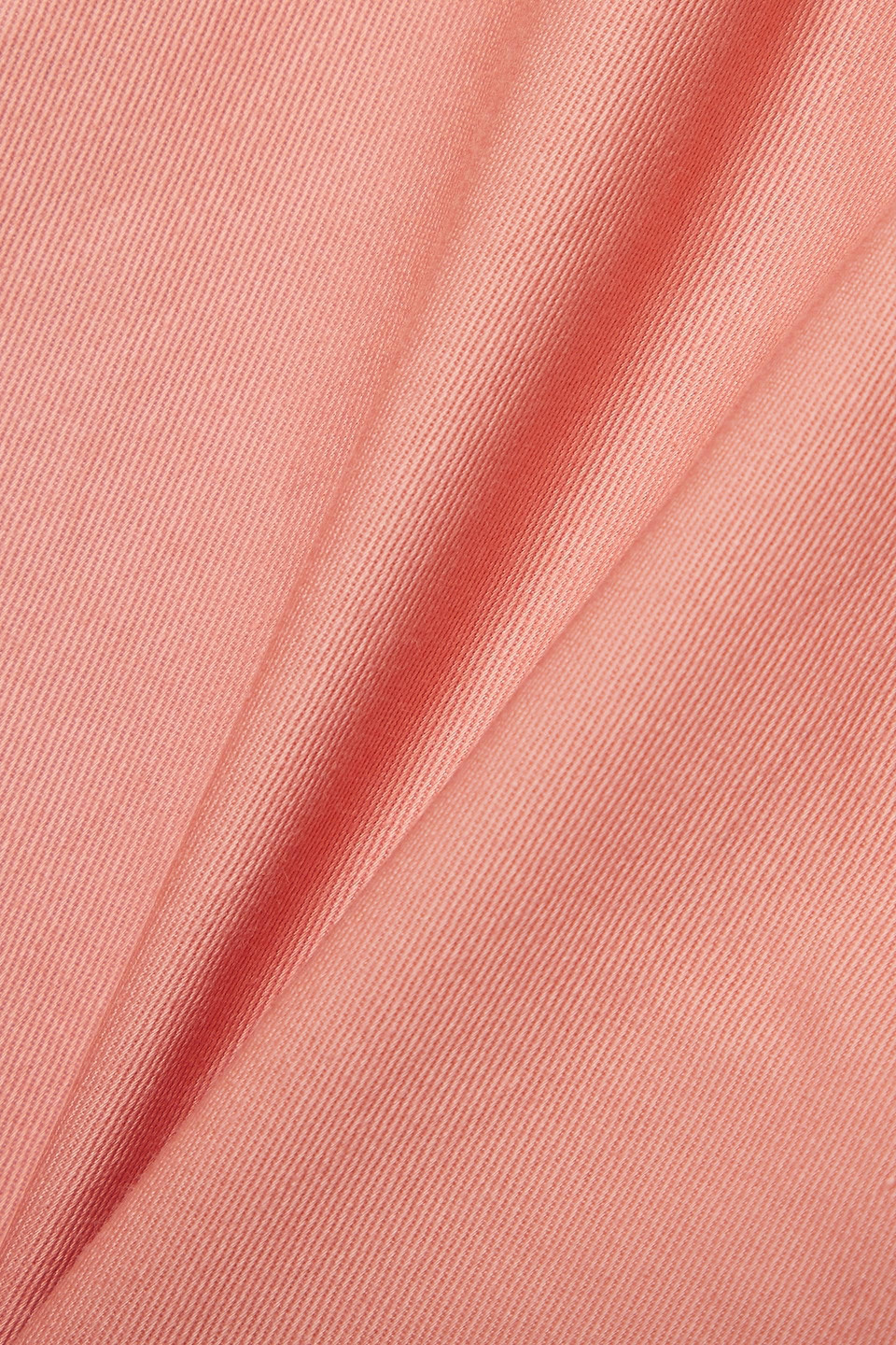 Paradised + Net Sustain Prim Cotton-twill Shorts In Peach