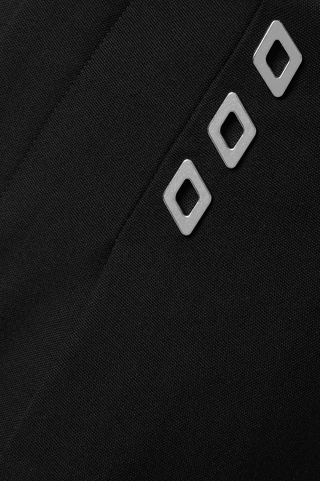 DION LEE بنطال مزركش محبوك بأرجل واسعة وكسرات