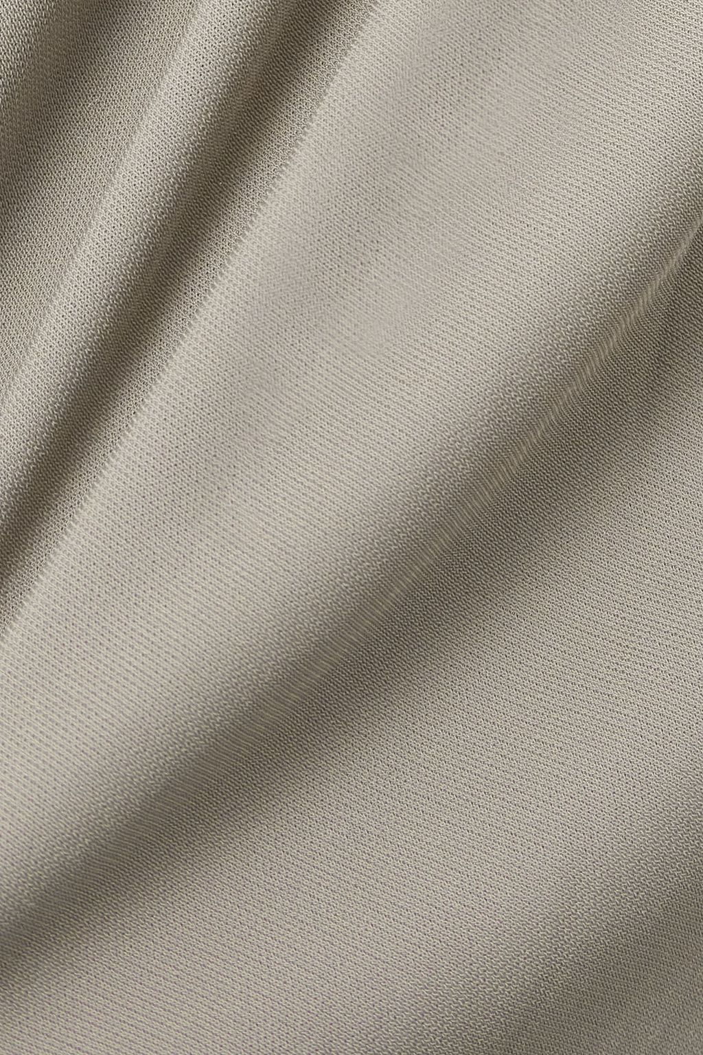 DION LEE فستان Ventral درابيه من الجيرسي بثنيات رفيعة وقصة غير متماثلة