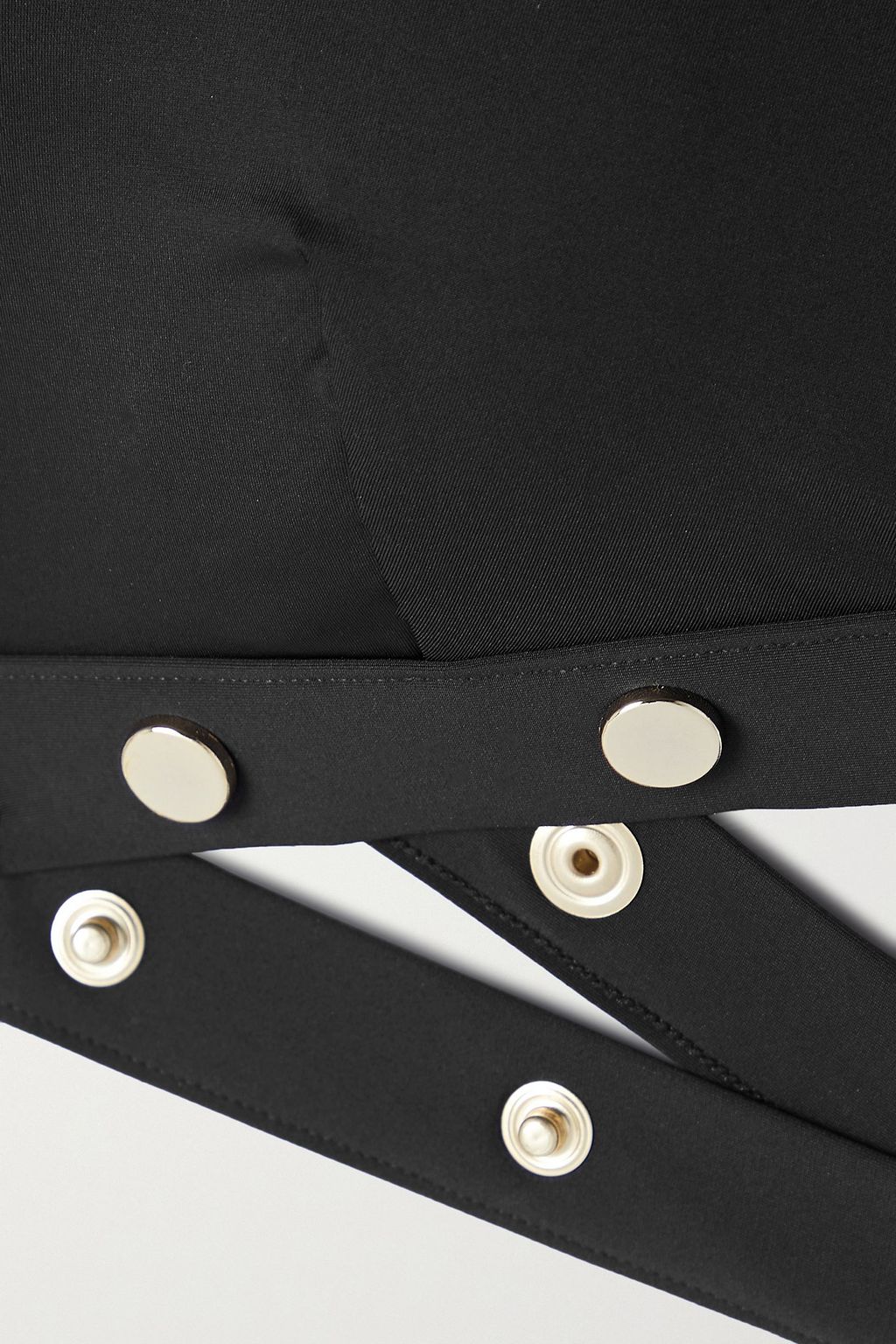 AGENT PROVOCATEUR Donia studded cutout bikini top
