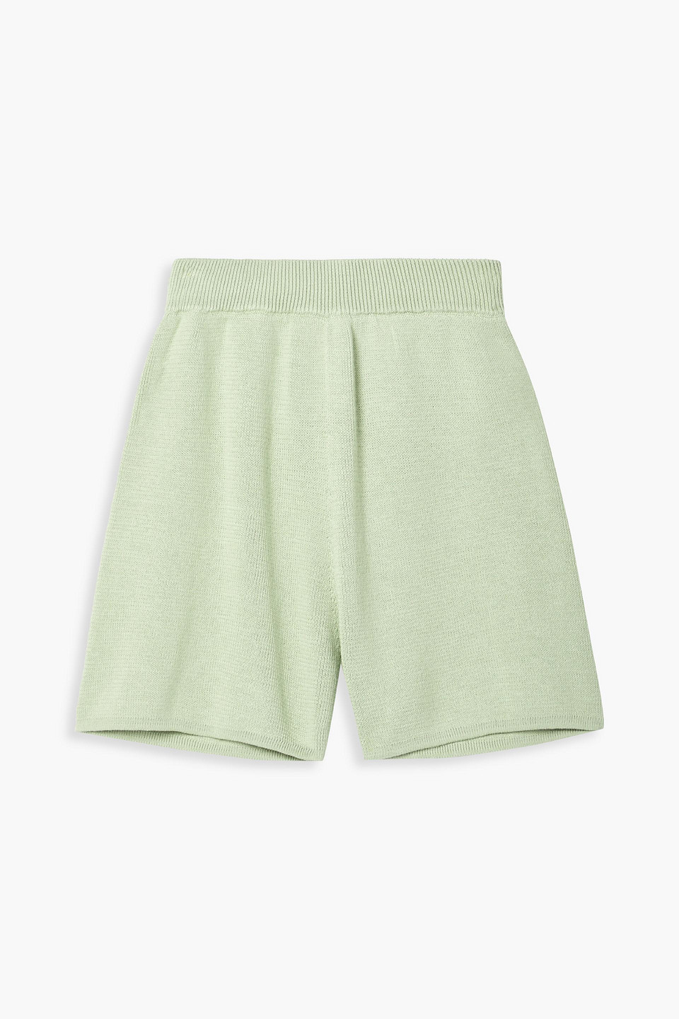 Shop Mr Mittens Cotton Shorts In Light Green