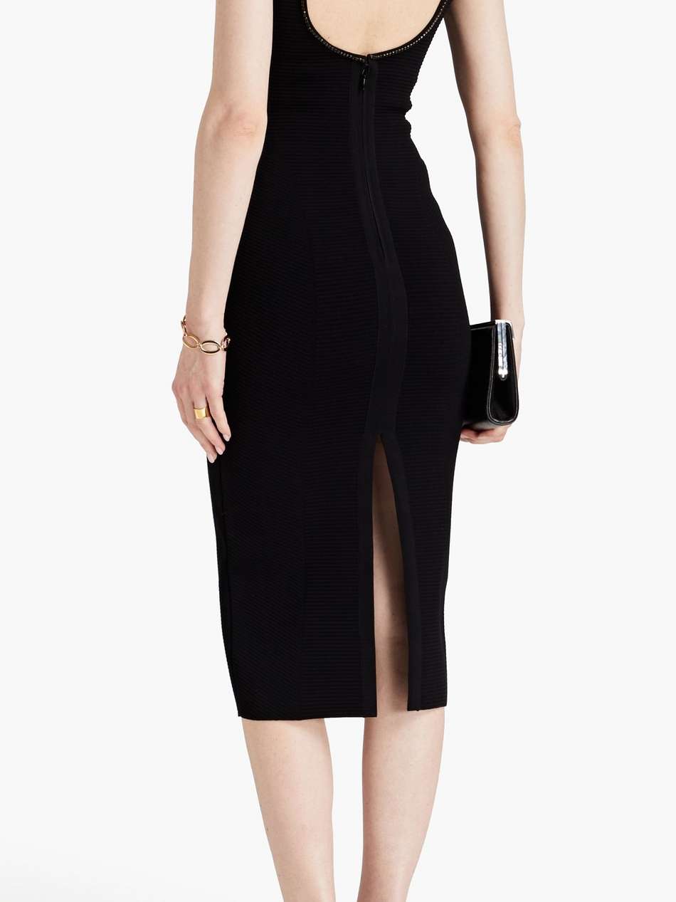 crystal-embellished bandage dress