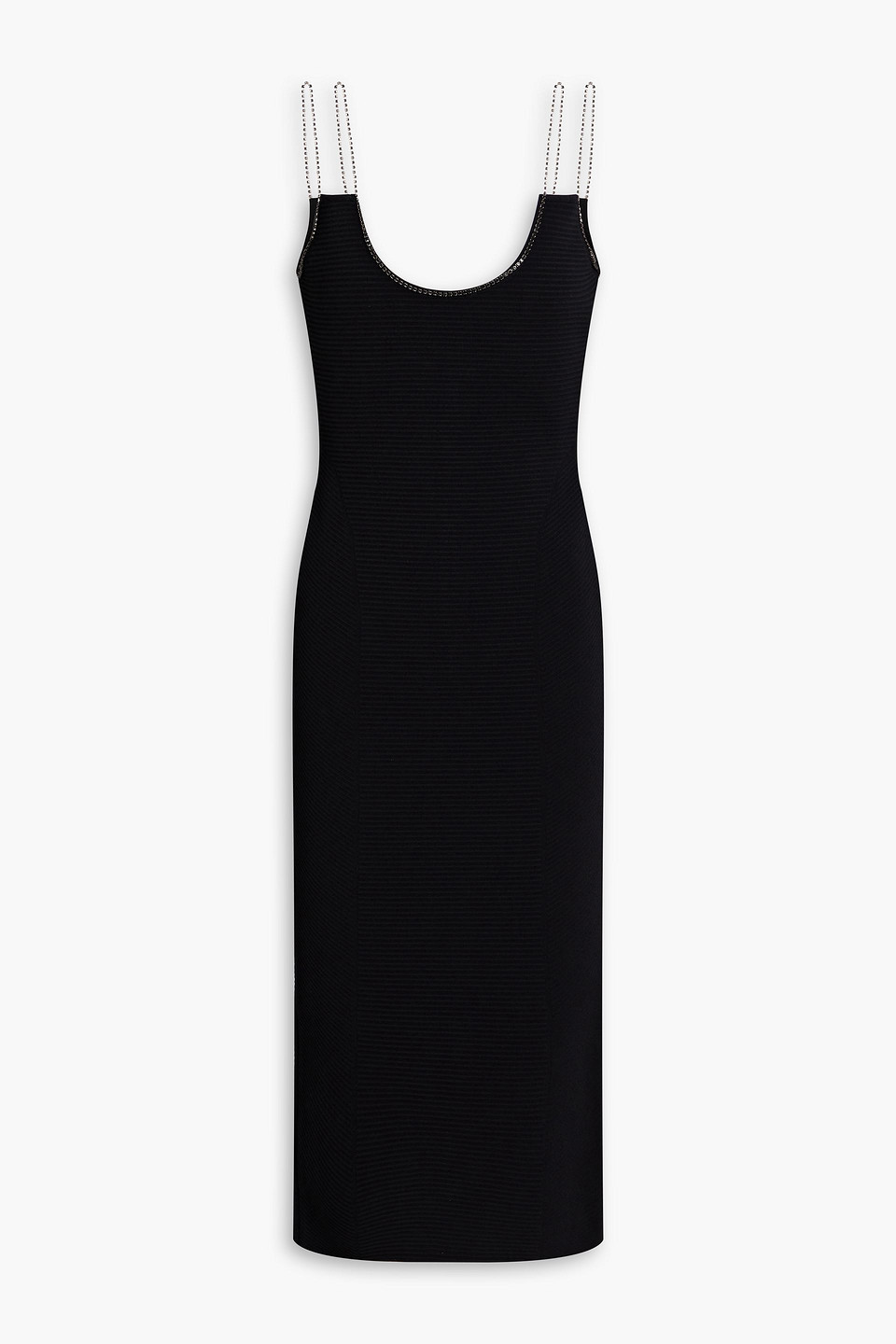 Herve Leger Crystal-embellished Bandage Dress In Black