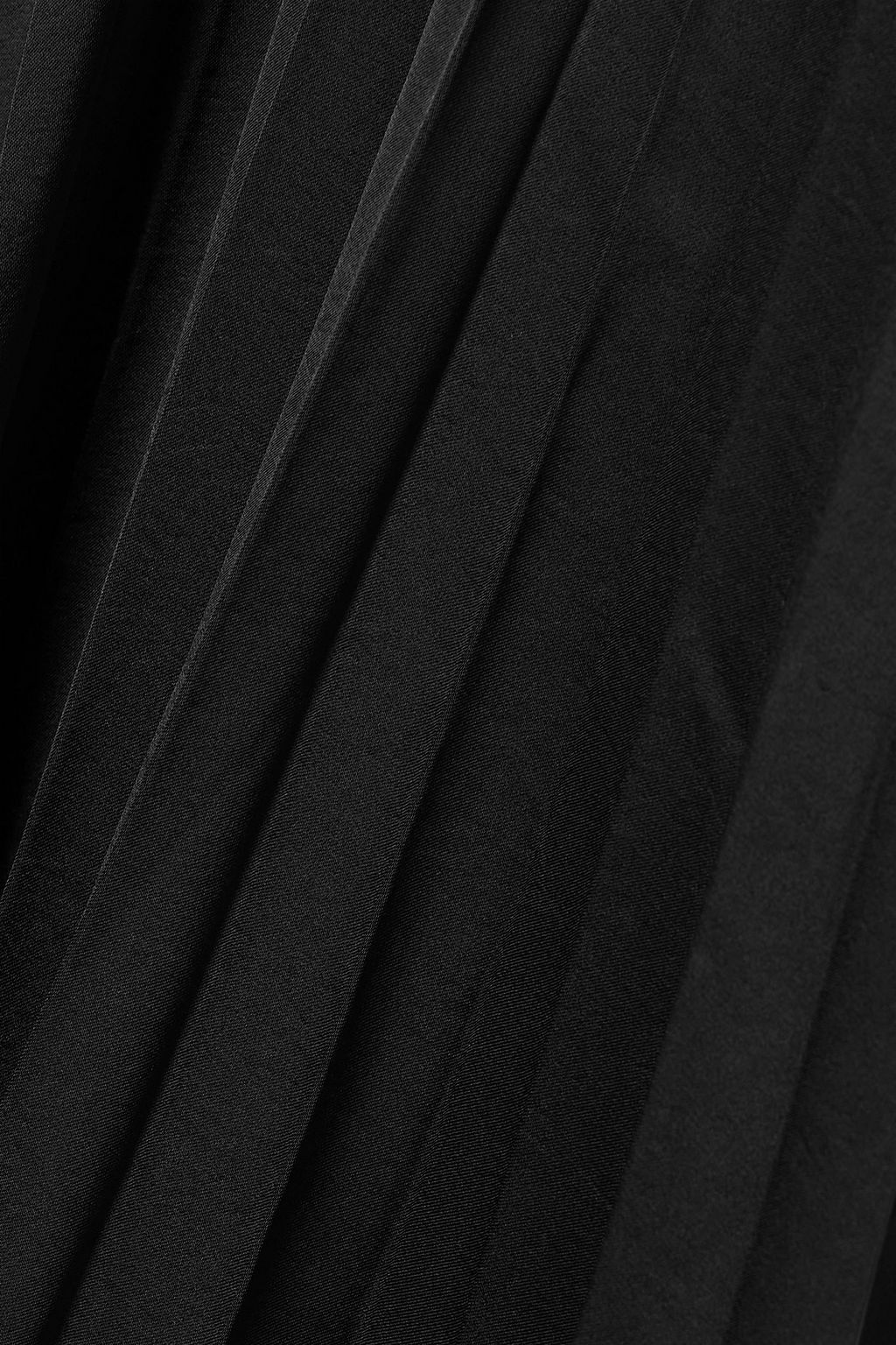 A.L.C. Rio pleated satin halterneck jumpsuit