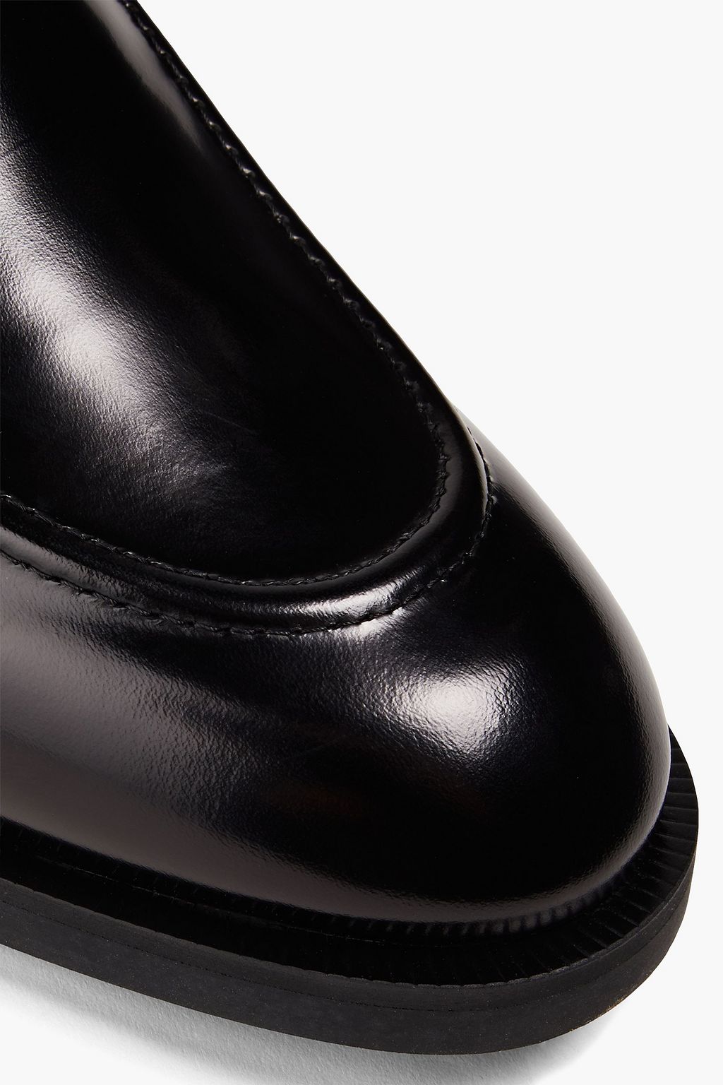 TOD'S Polished leather loafers