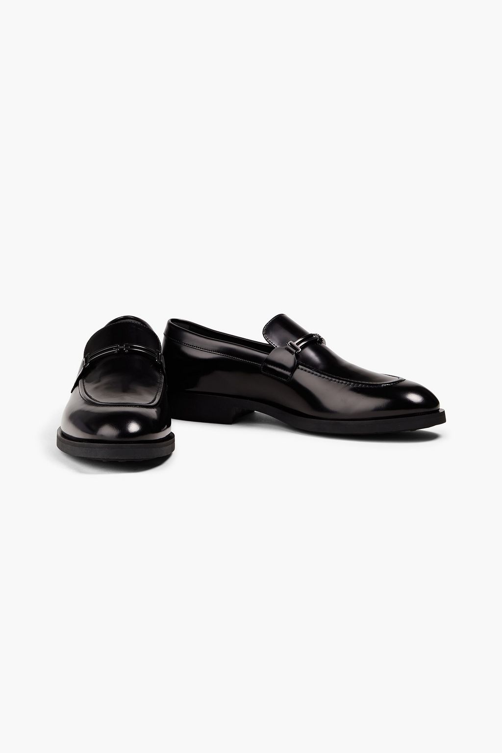 TOD'S Polished leather loafers
