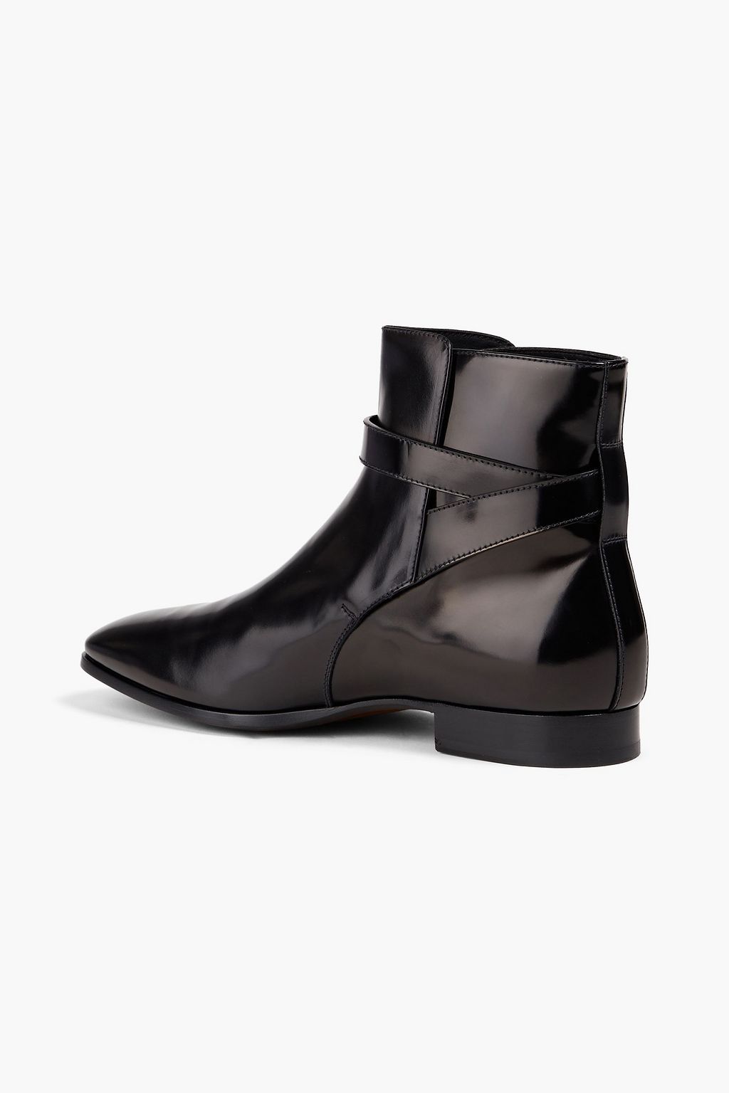 TOD'S Buckle-detailed leather boots