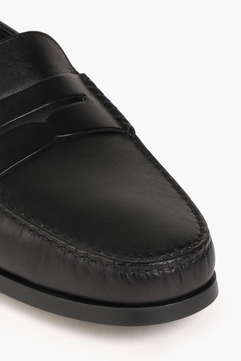 TOD'S Leather penny loafers