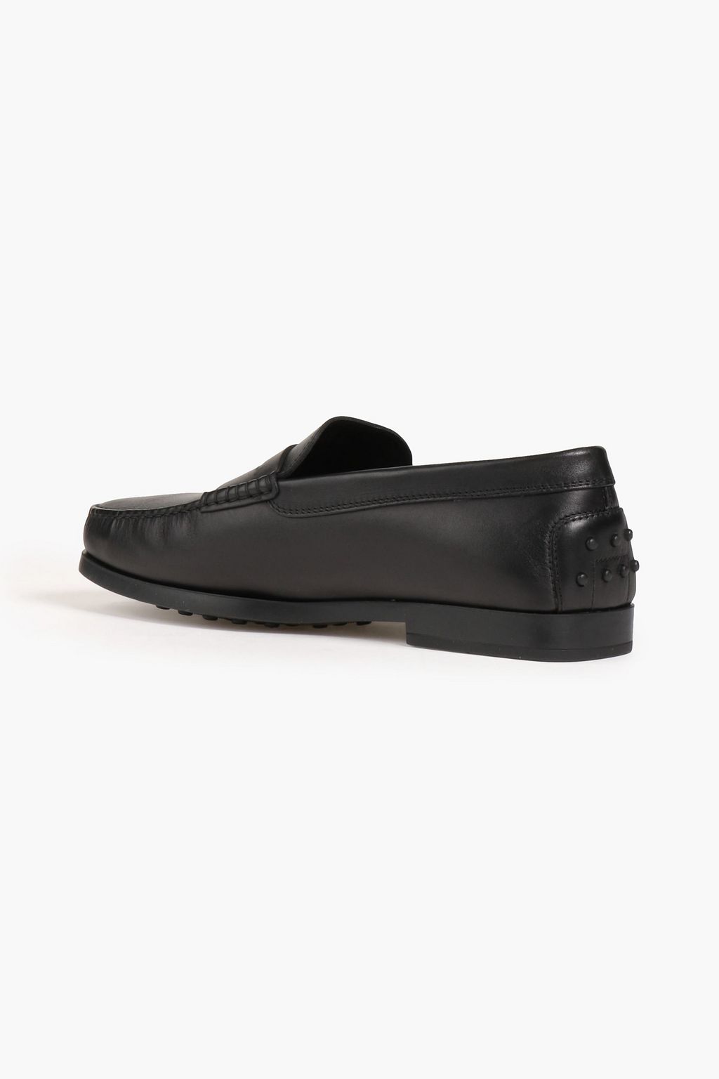 TOD'S Leather penny loafers