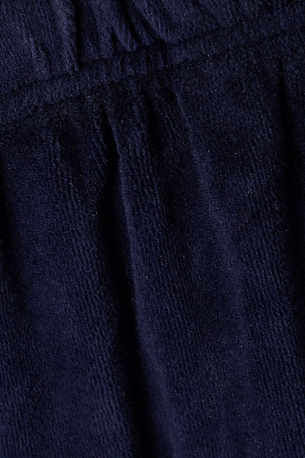 LES TIEN Cotton-blend velour track pants