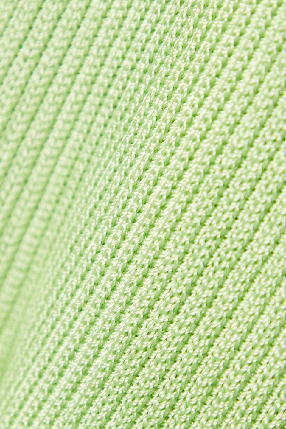 Shop Calle Del Mar Ribbed-knit Shorts In Light Green