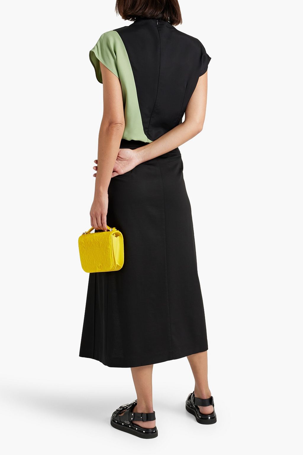 GAUCHERE Taos two-tone twill top