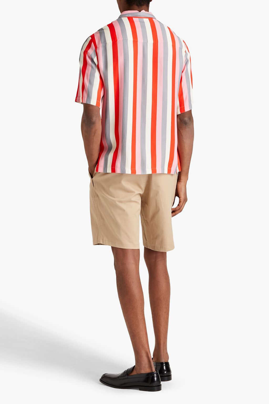 SANDRO Striped twill shirt