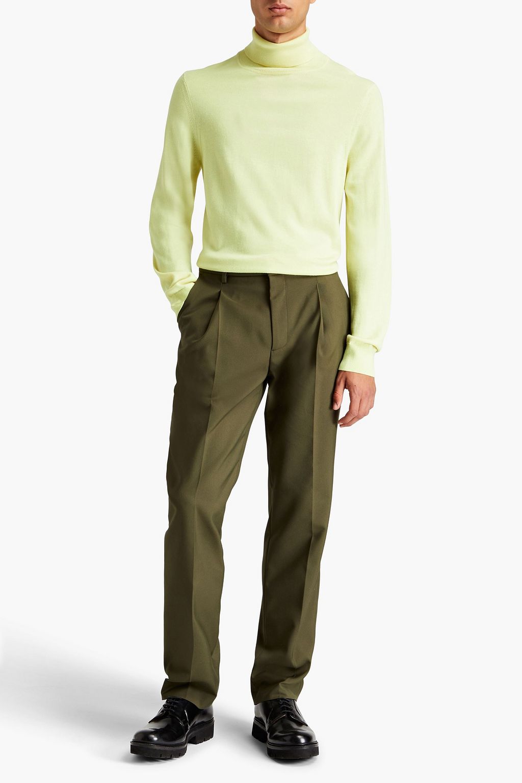 SANDRO Wool turtleneck sweater