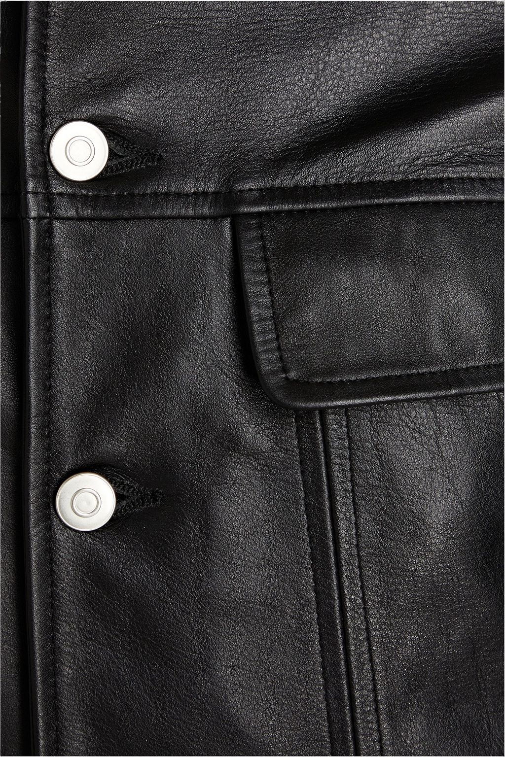 SANDRO Leather jacket