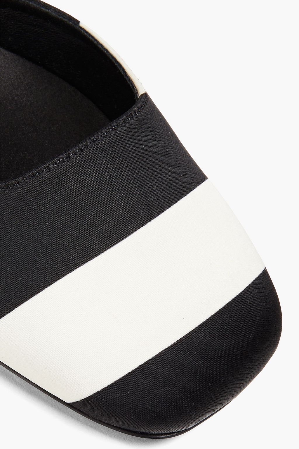 ROGER VIVIER Embellished striped satin pumps