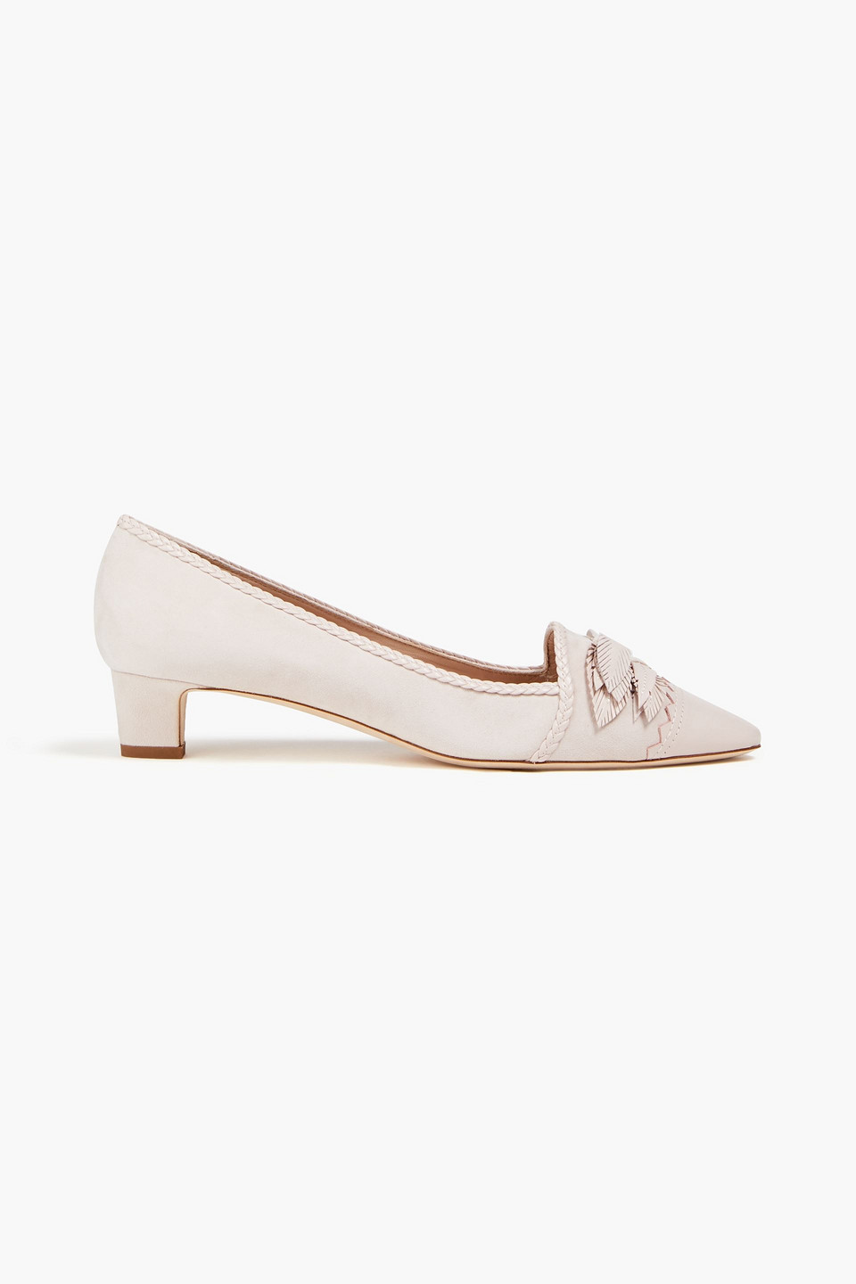 Tod's Verzierte Pumps Aus Leder Und Veloursleder