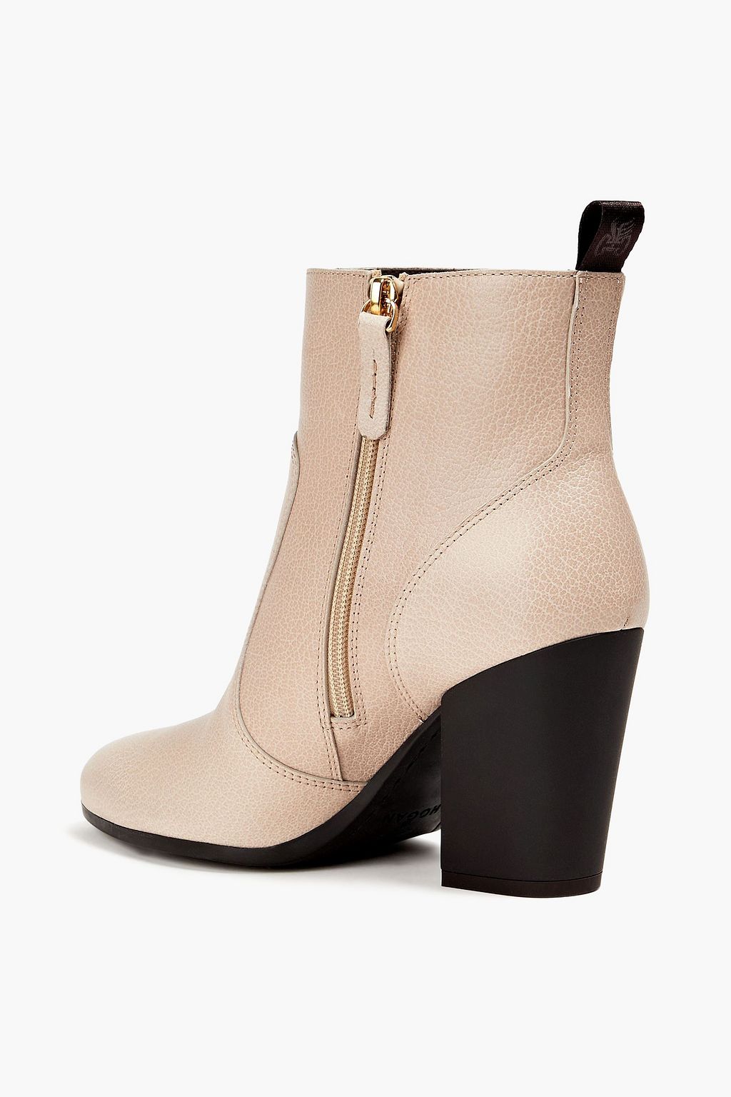 HOGAN Textured-leather ankle boots