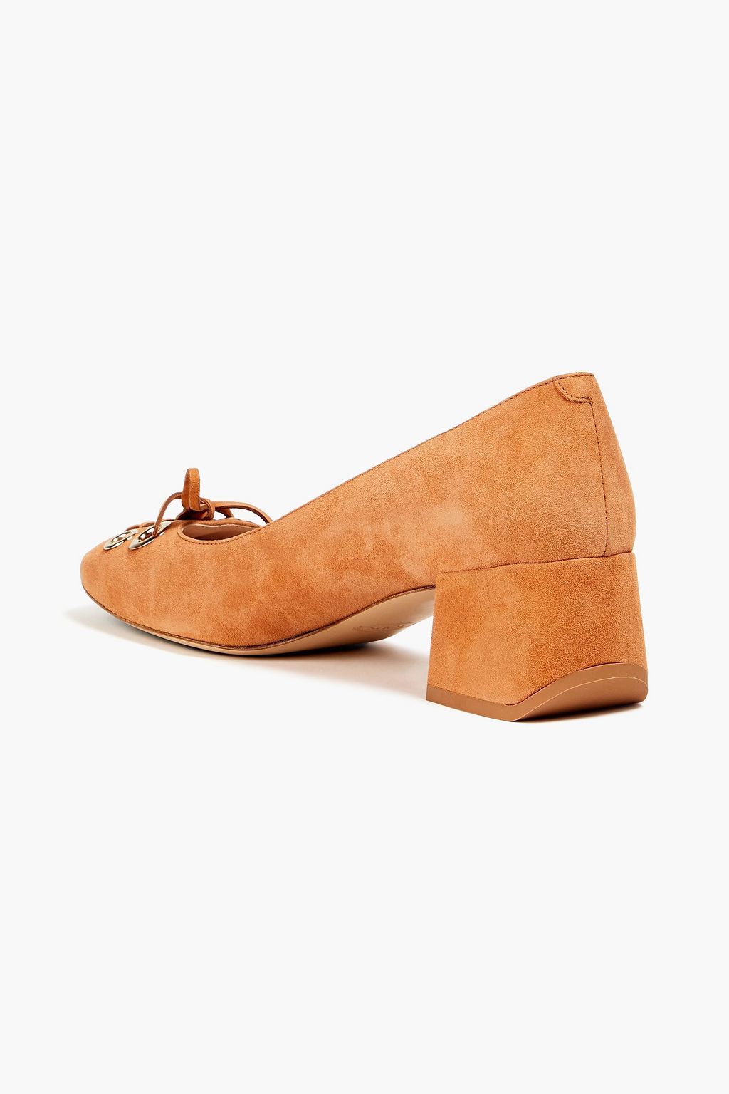 TOD'S Pumps aus Veloursleder mit Verzierung