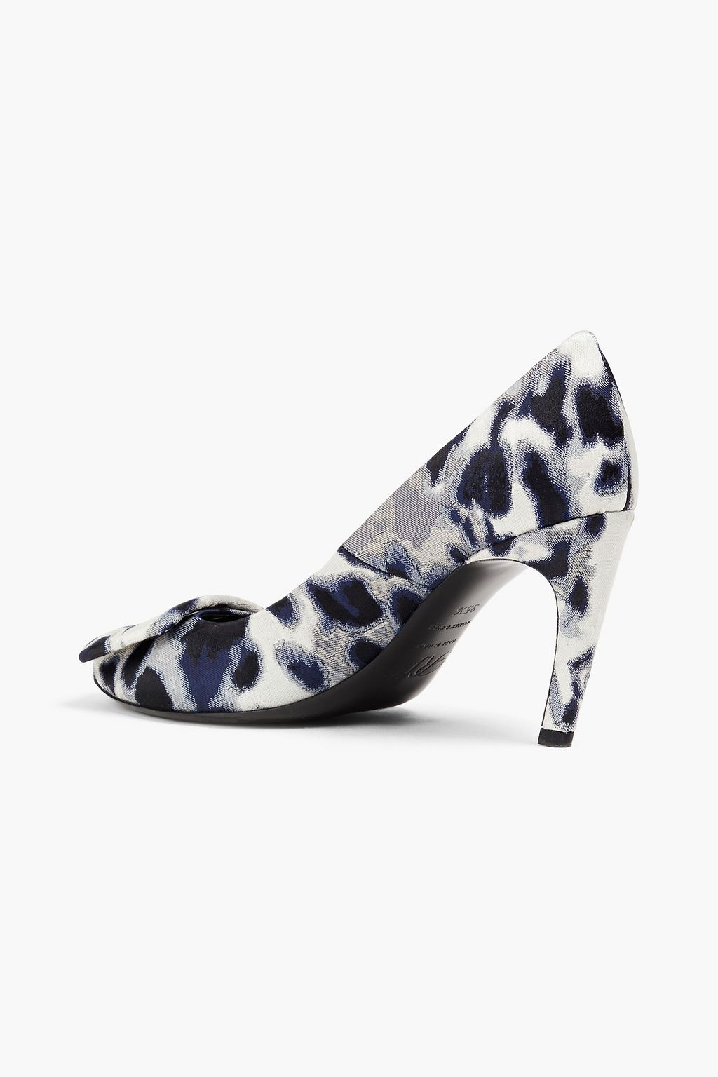 ROGER VIVIER Belle Vivier embellished jacquard pumps