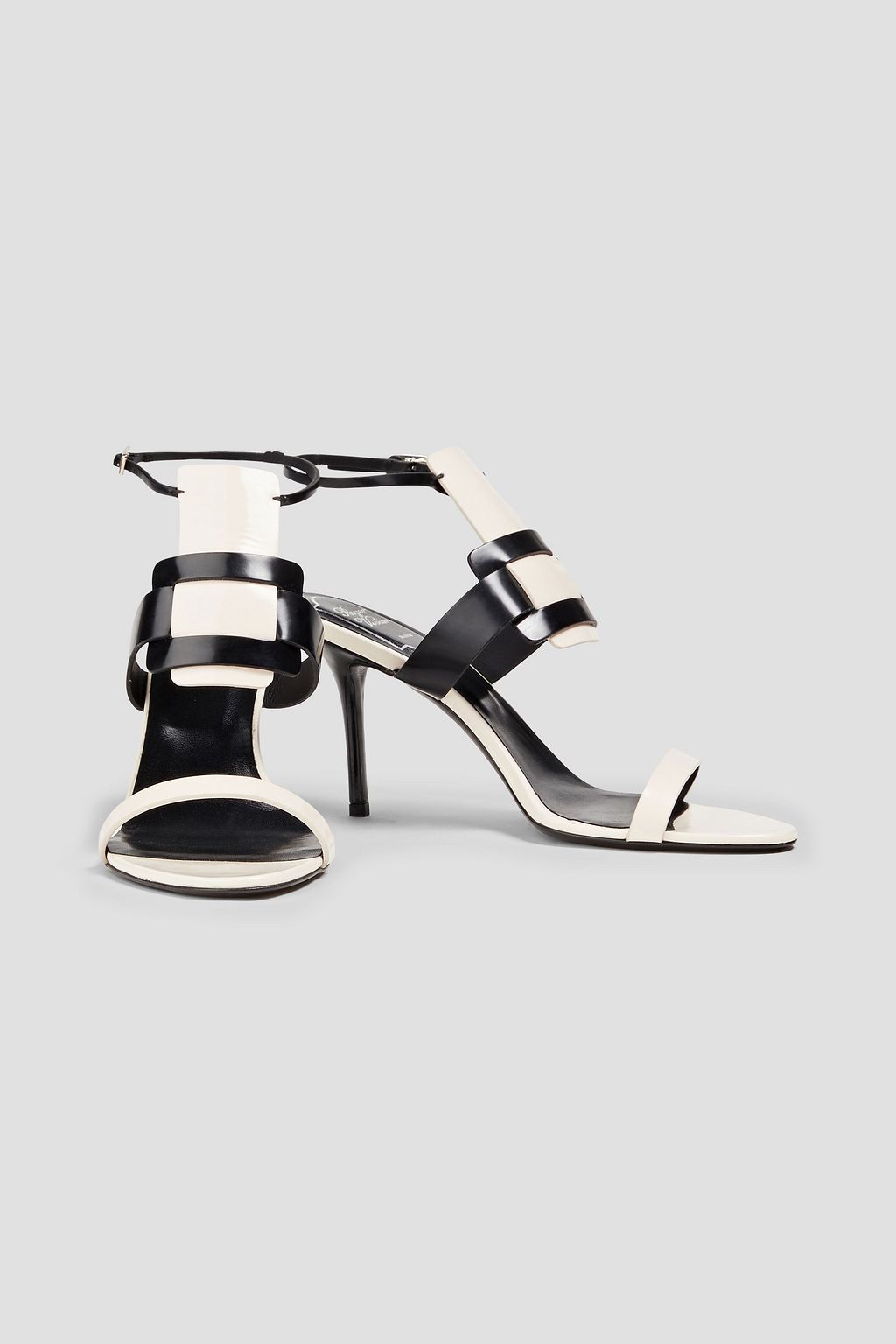 ROGER VIVIER Two-tone leather sandals