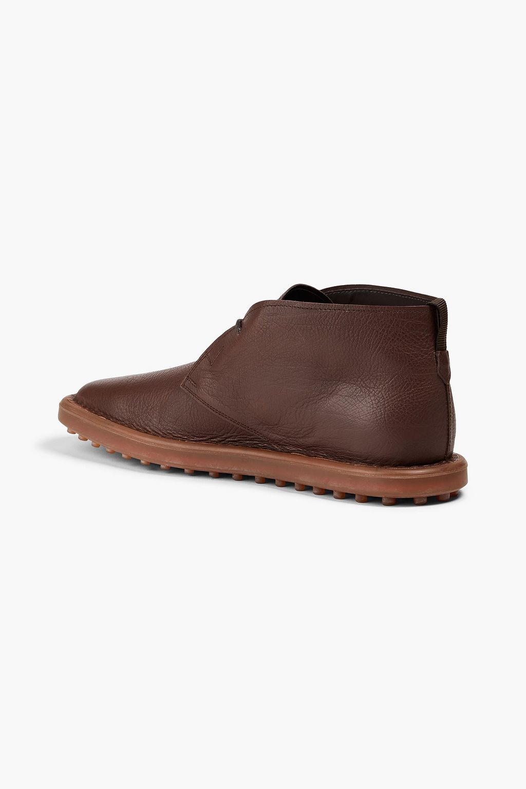 TOD'S Pebbled-leather desert boots