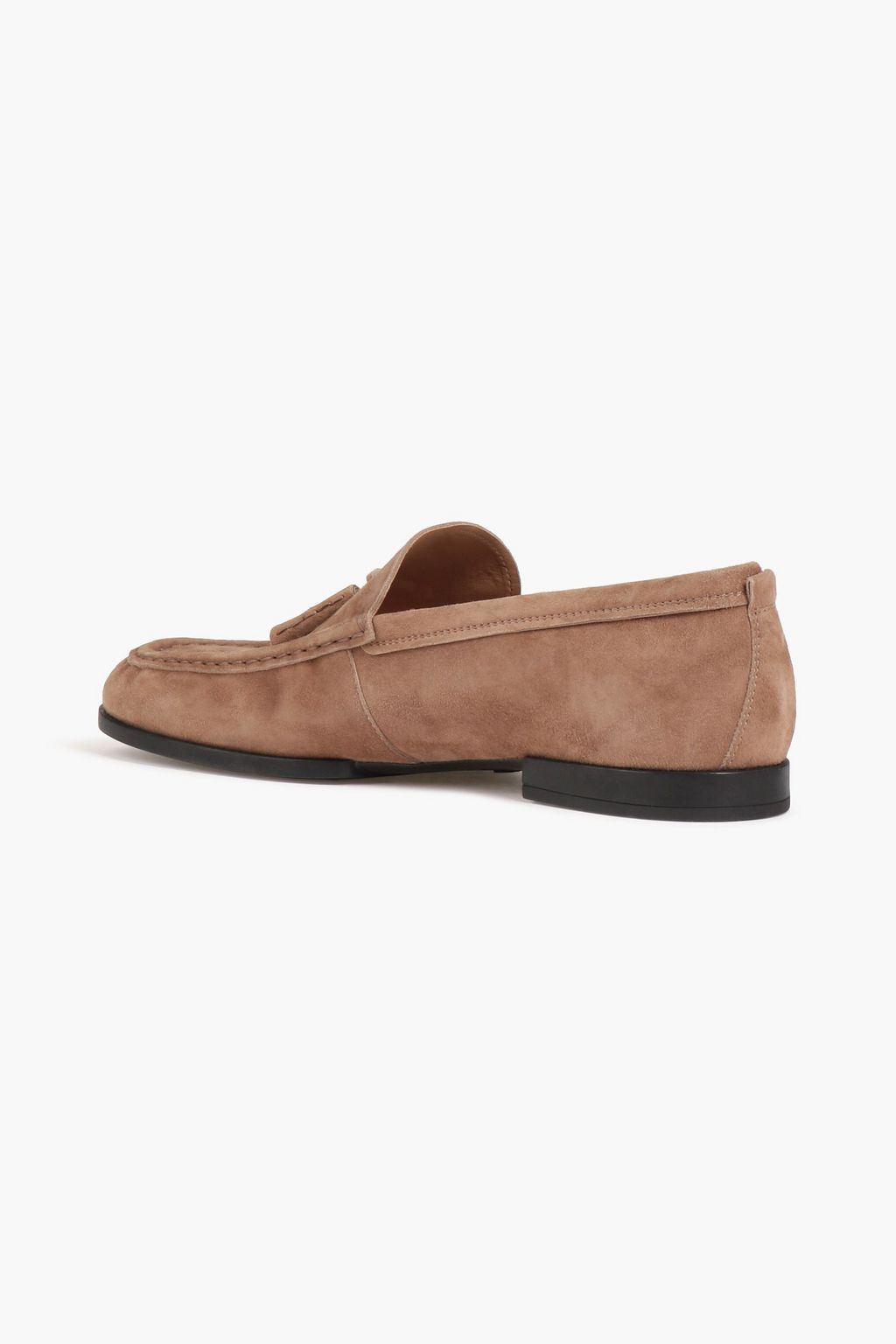 TOD'S Tasseled suede loafers
