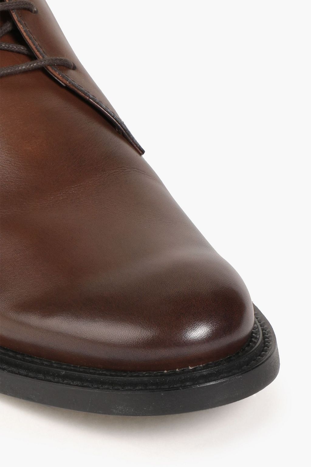 TOD'S Burnished leather desert boots