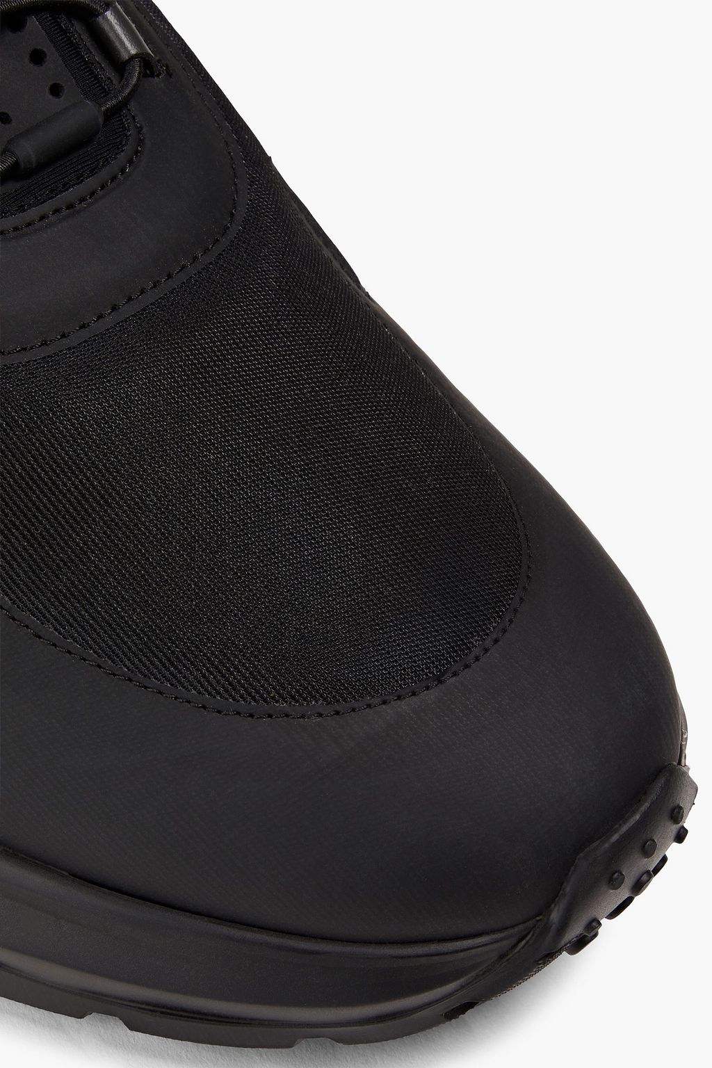 TOD'S حذاء سنيكرز من الجلد والنيوبرين مزين بطبعات