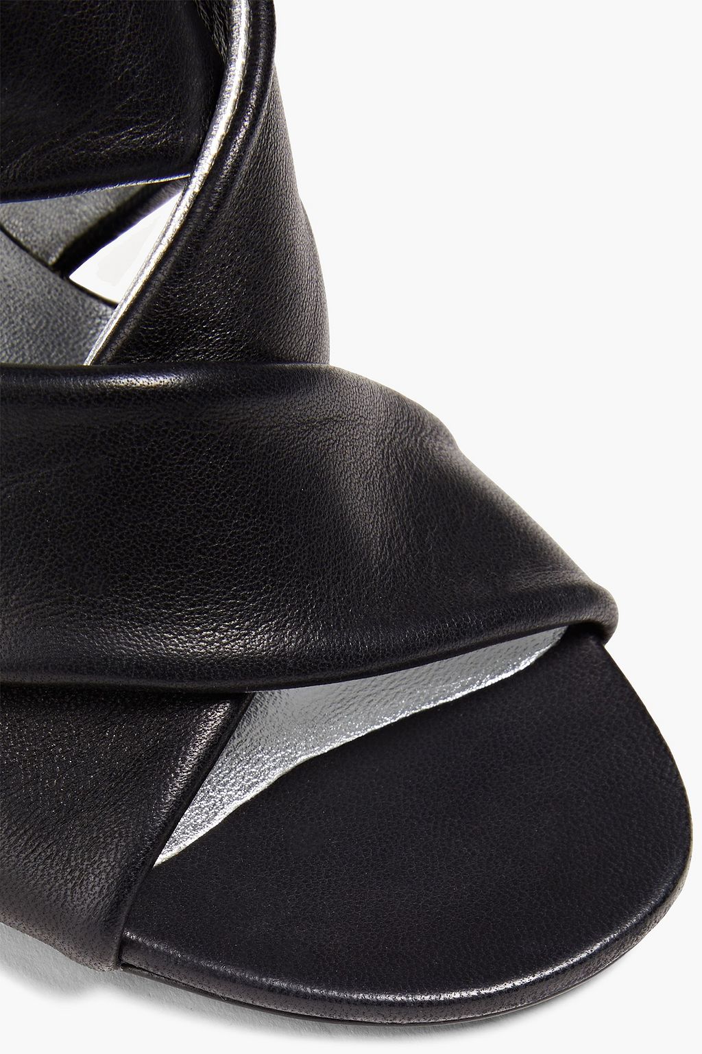 ROGER VIVIER Embellished leather mules
