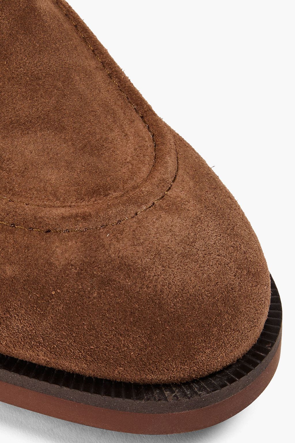 TOD'S Suede penny loafers