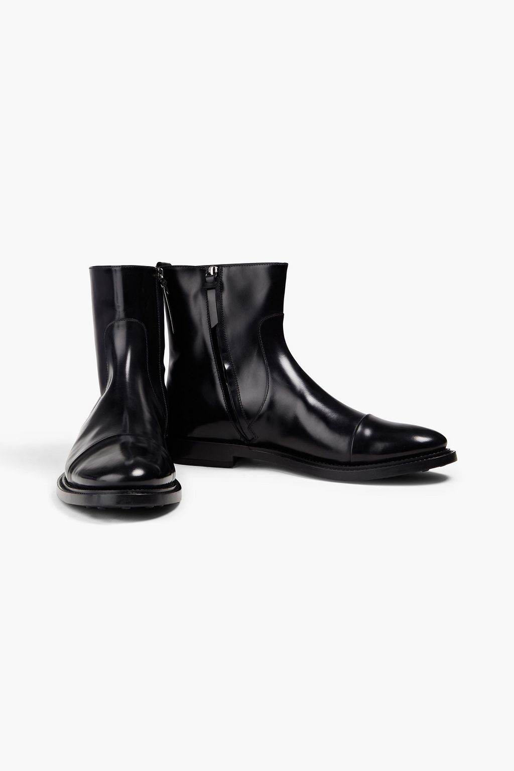 TOD'S Polished leather boots