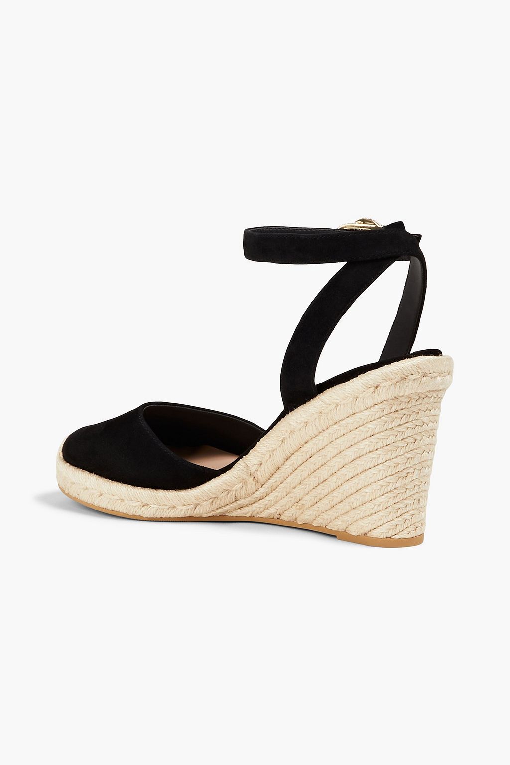 STUART WEITZMAN Suede wedge espadrilles | THE OUTNET